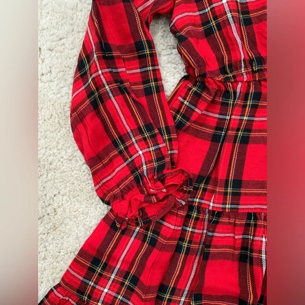 Old Navy NWT Size 5T Red Holiday Plaid Dress